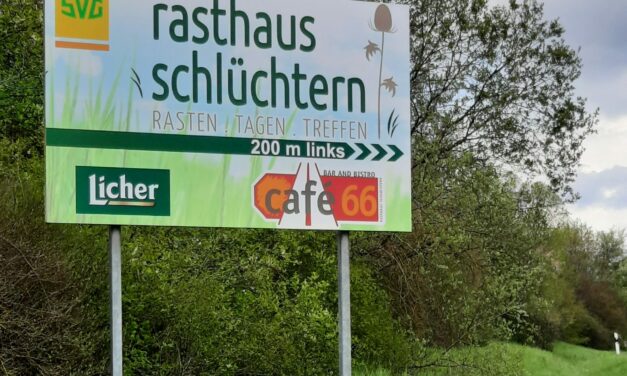 Auftanken an der Route 66 in Schlüchtern
